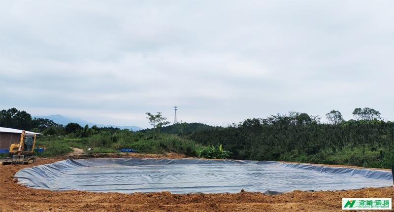 揭陽惠來葵潭鎮(zhèn)3000立方黑膜沼氣池